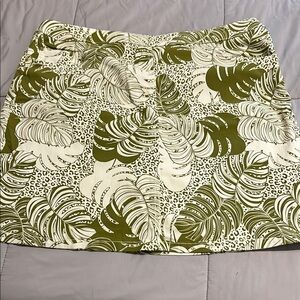 Women’s Heart of Palms Tropical Leaf Print Skort